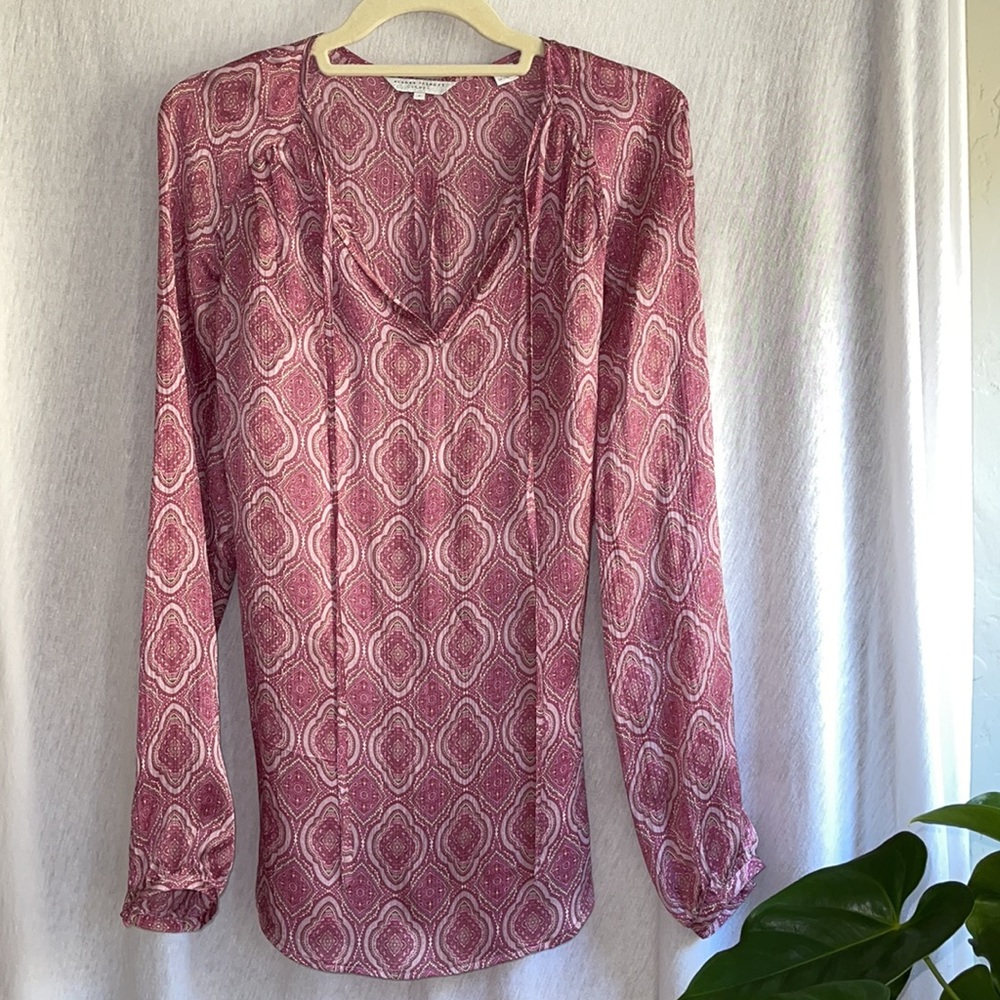 Audrey Talbot 100% silk blouse size 6